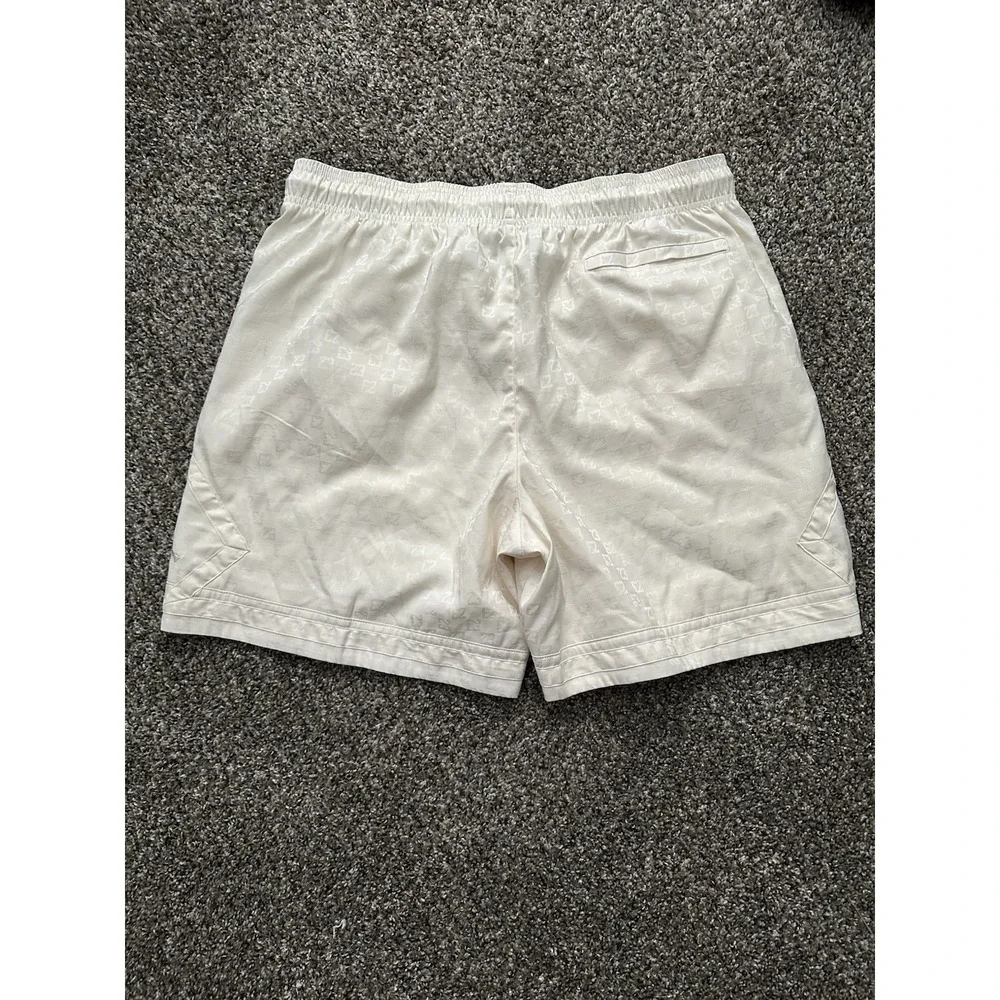 Jordan Shorts Mens XL Beige Tan Sail Essentials Woven Diamond Logo